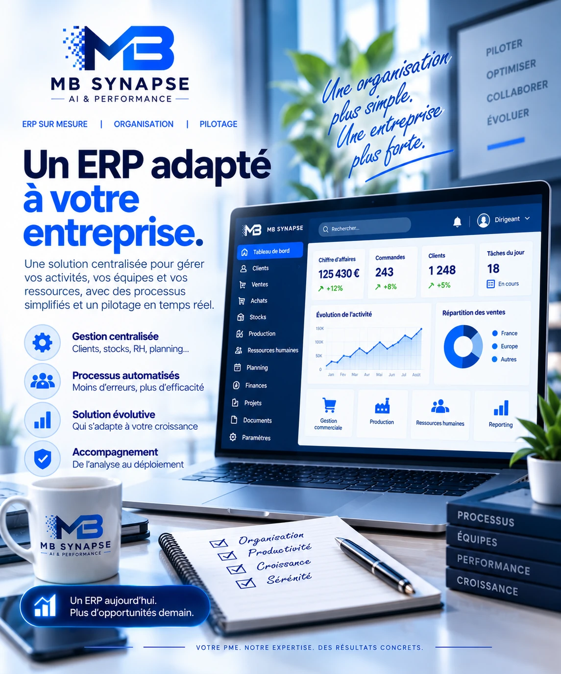 ERP sur mesure pour PME par MB Synapse